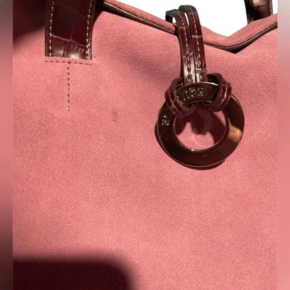 EQUIPAGE PARIS SUEDE HANDBAG - Picture 2 of 4